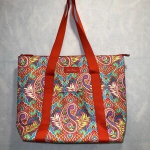 Vera Bradley Cooler Tote in Paisley in Paradise Purse bag 12903 379 XA